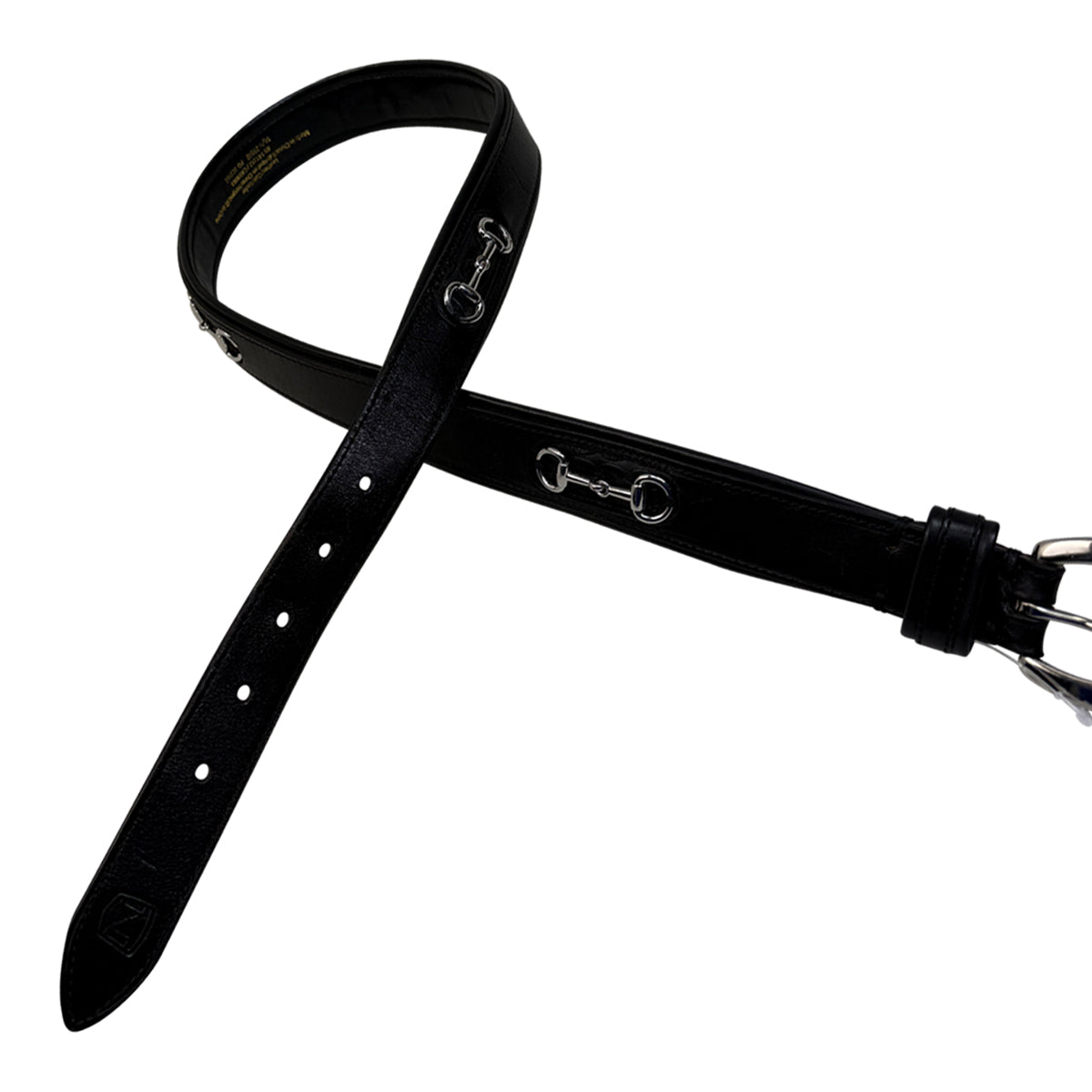 Noble Outfitters 'On the Bit' Leather Belt in Black - Women's XL