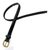 Tory Leather 3/4" Fancy Stitched Raised Belt in Black