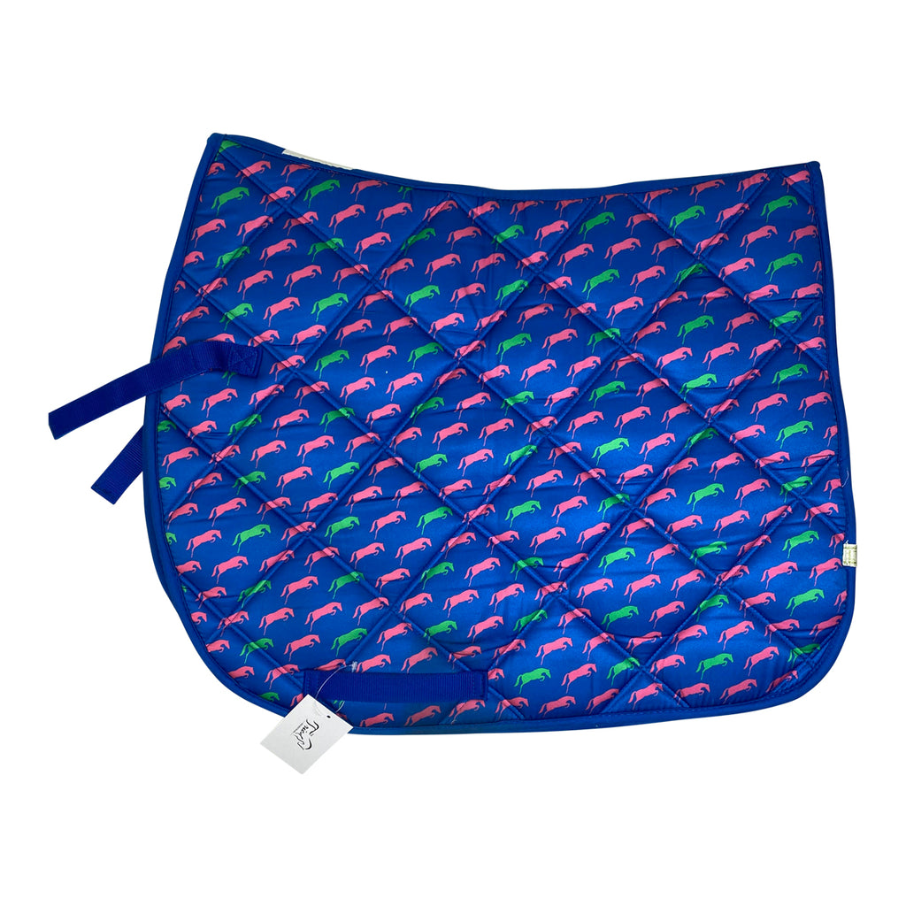 Lettia Baby Pad in Blue/Pink and Green Horses