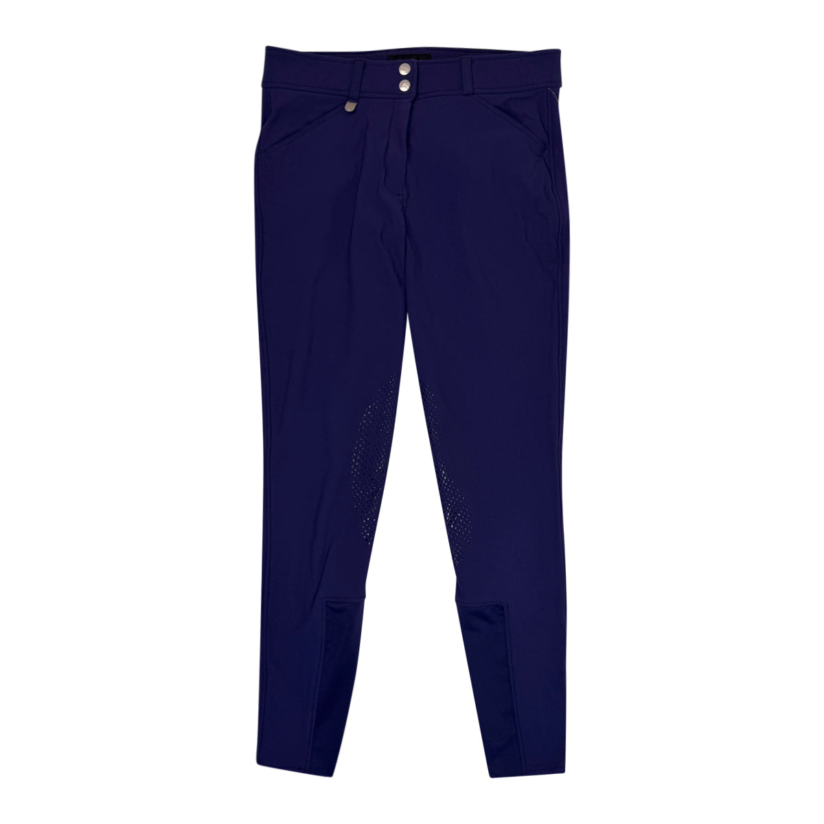 Horze &#39;Grand Prix&#39; Knee Patch Breeches in Purple