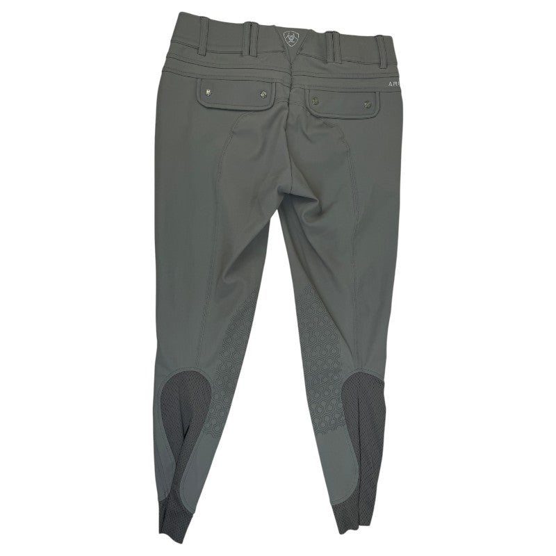 Ariat 'Tri Factor' Knee Patch Breeches in Grey