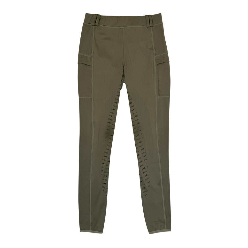 Schockemöhle Pocket Riding Tights in Army Green - Women's EU 38 (US 26)