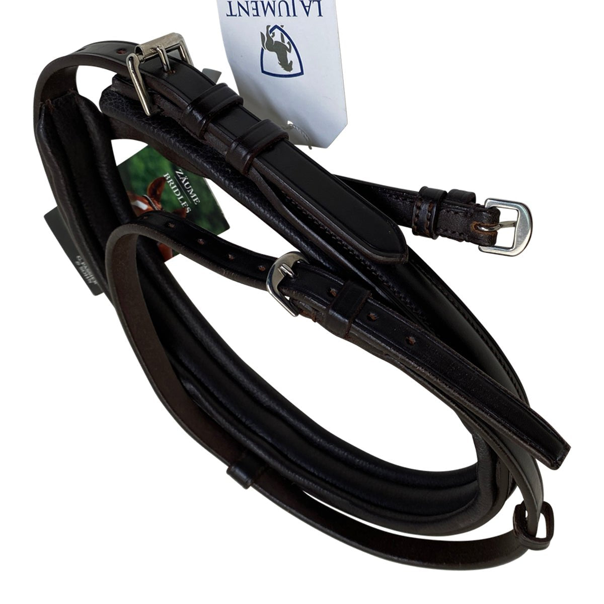 Passier Exchangeable Noseband with Flash Strap in Brown