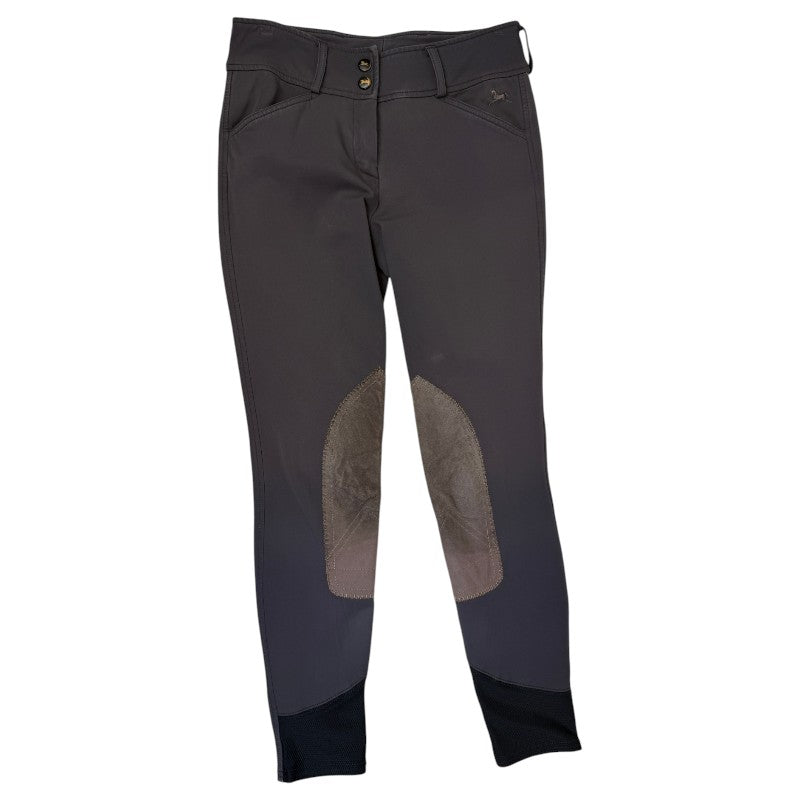 RJ Classics 'Gracie' Knee Patch Breeches in Dark Grey