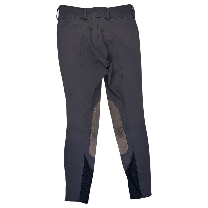RJ Classics 'Gracie' Knee Patch Breeches in Dark Grey