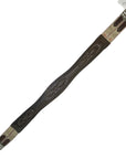 Fancy Stitched Padded Leather Girth in Brown