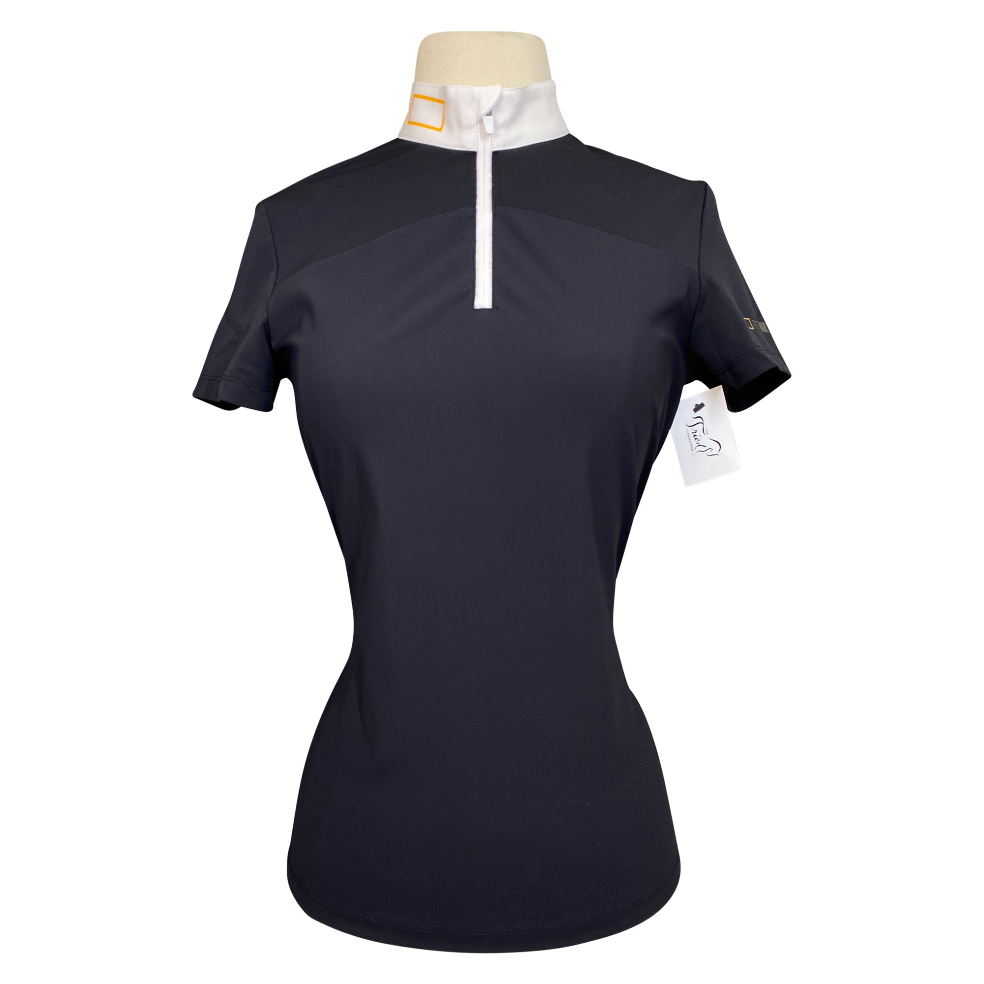 Rider&#39;s Gene Competition Polo in Navy / White