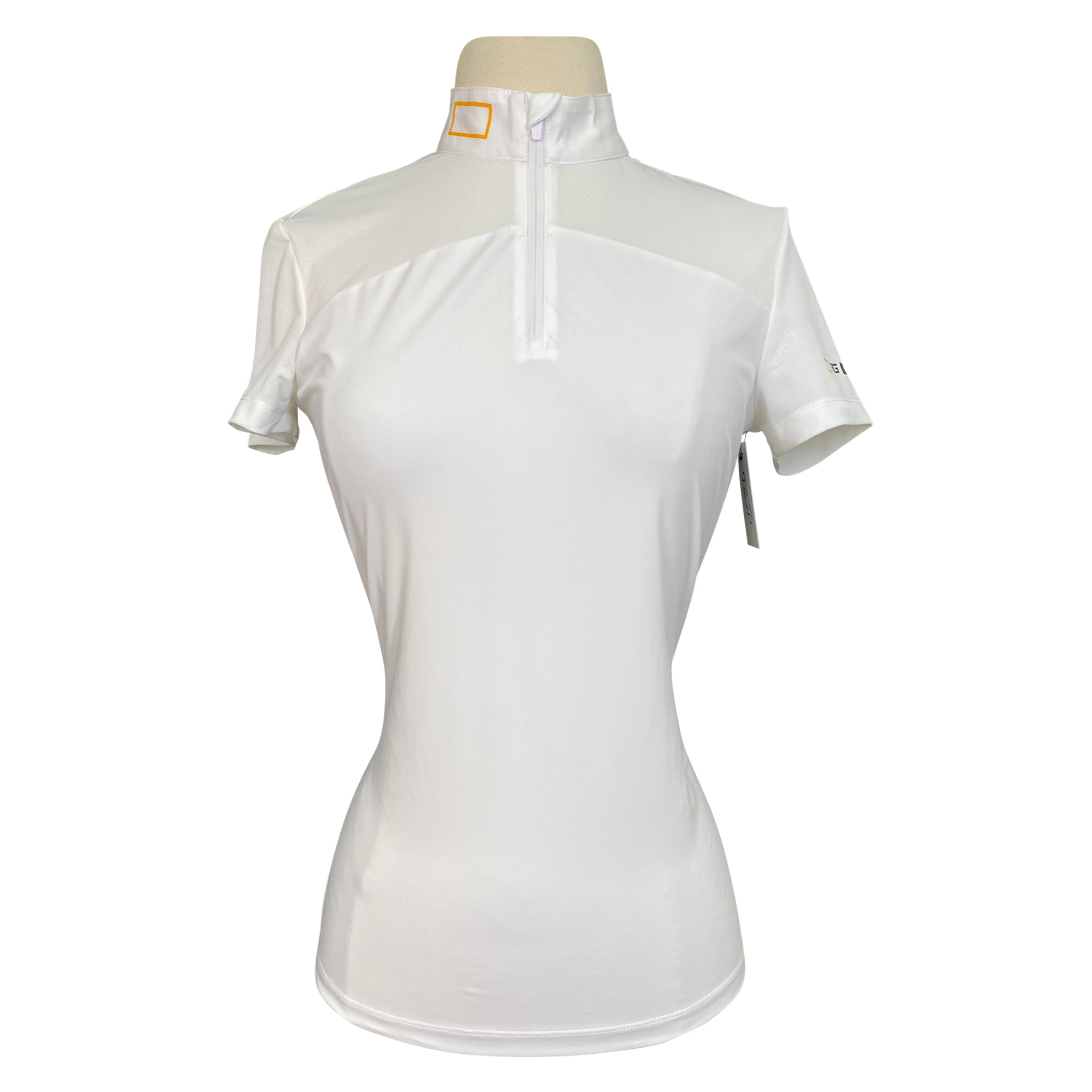 Rider's Gene Competition Polo in White