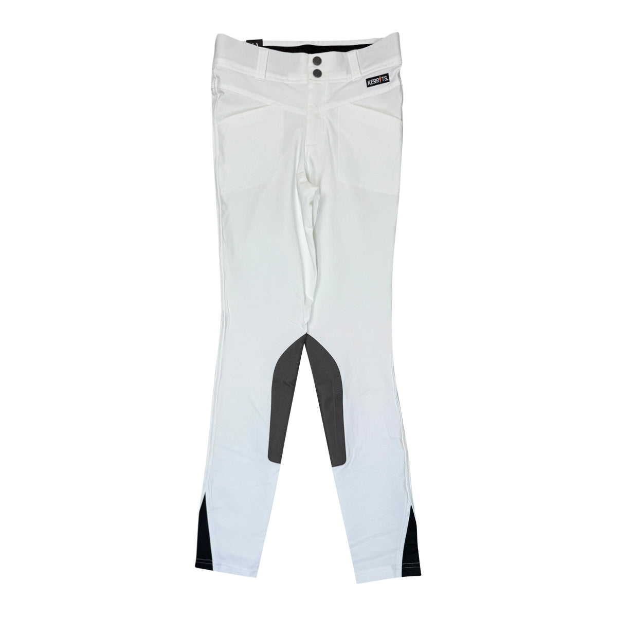 Kerrits Kids 'Crossover II' Knee Patch Breeches in White