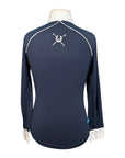 Chestnut Bay SkyCool® 'Liberty' Youth Long Sleeve Show Shirt in Nightsky/Red