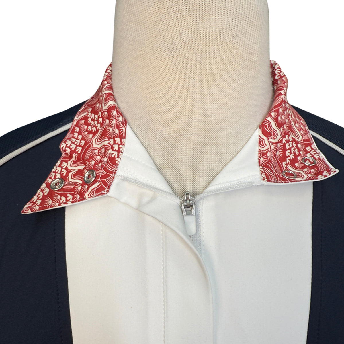 Chestnut Bay SkyCool® 'Liberty' Youth Long Sleeve Show Shirt in Nightsky/Red