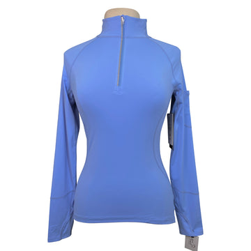 BloqUV Mock Zip Top in Indigo