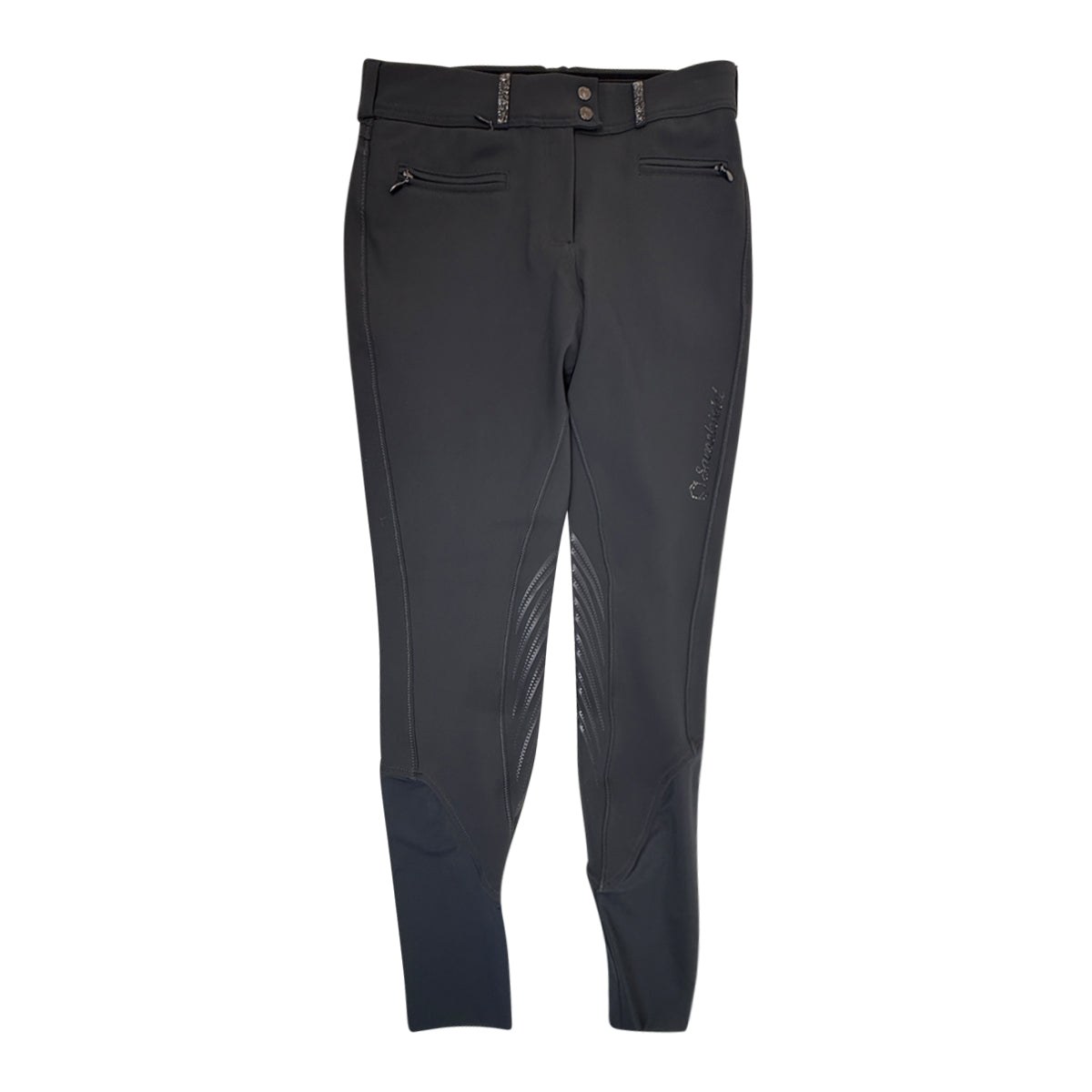 Samshield 'Clara' Knee Grip Breeches in Deep Grey