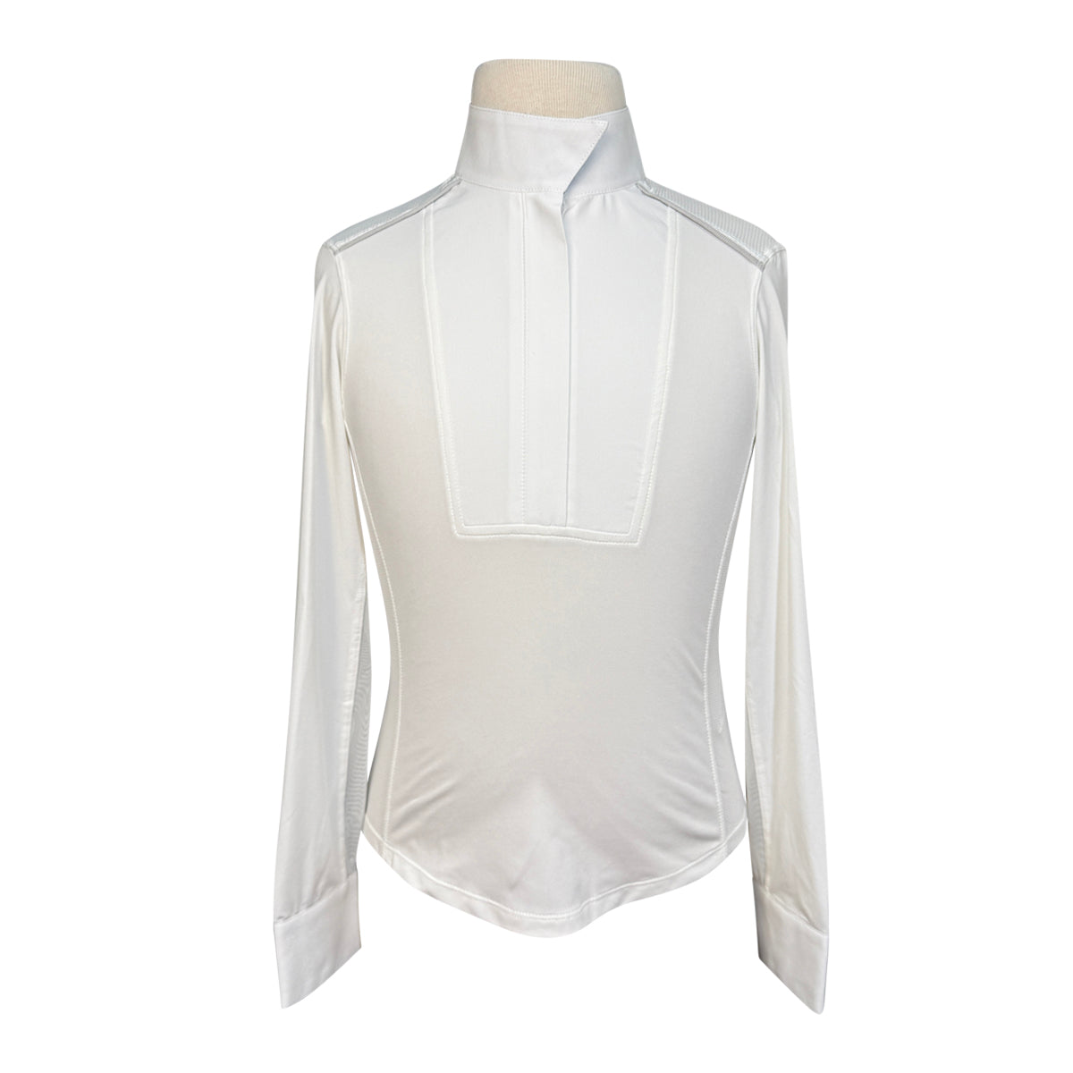 Chestnut Bay SkyCool® 'Liberty' Youth Long Sleeve Show Shirt in White/Floral 