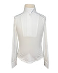 Chestnut Bay SkyCool® 'Liberty' Youth Long Sleeve Show Shirt in White/Floral 