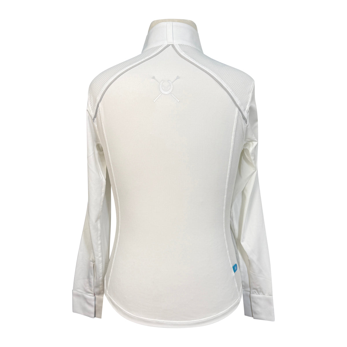 Chestnut Bay SkyCool® 'Liberty' Youth Long Sleeve Show Shirt in White/Floral 