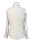 Chestnut Bay SkyCool® 'Liberty' Youth Long Sleeve Show Shirt in White/Floral 