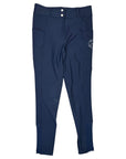 Free Ride Equestrian 'Lux' Knee Grip Breeches in Navy