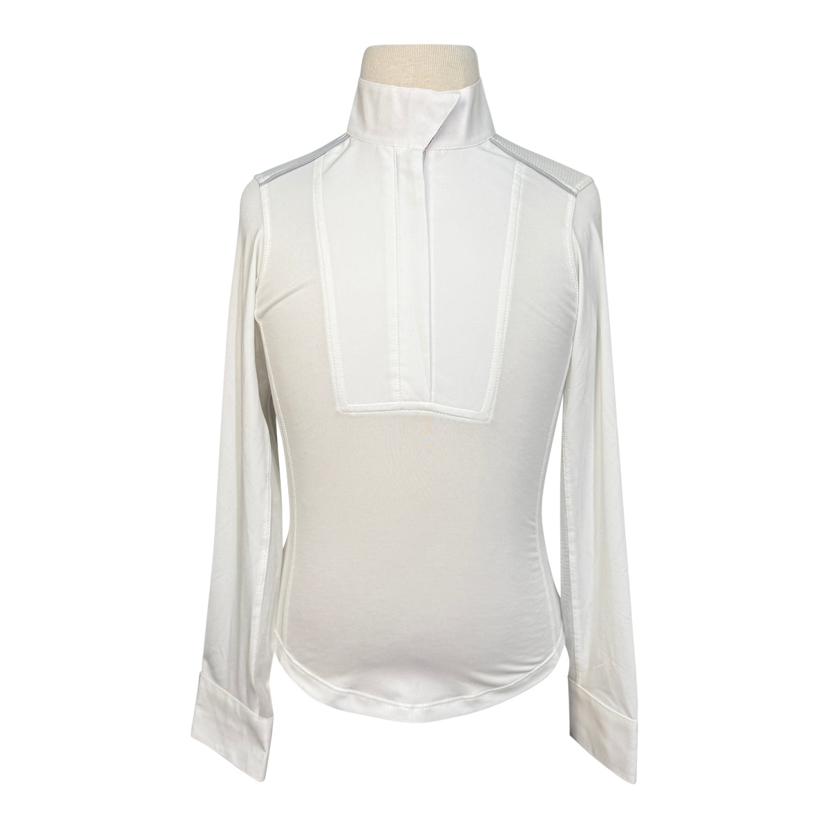 Chestnut Bay SkyCool® 'Liberty' Youth Long Sleeve Show Shirt in White/Butterflies