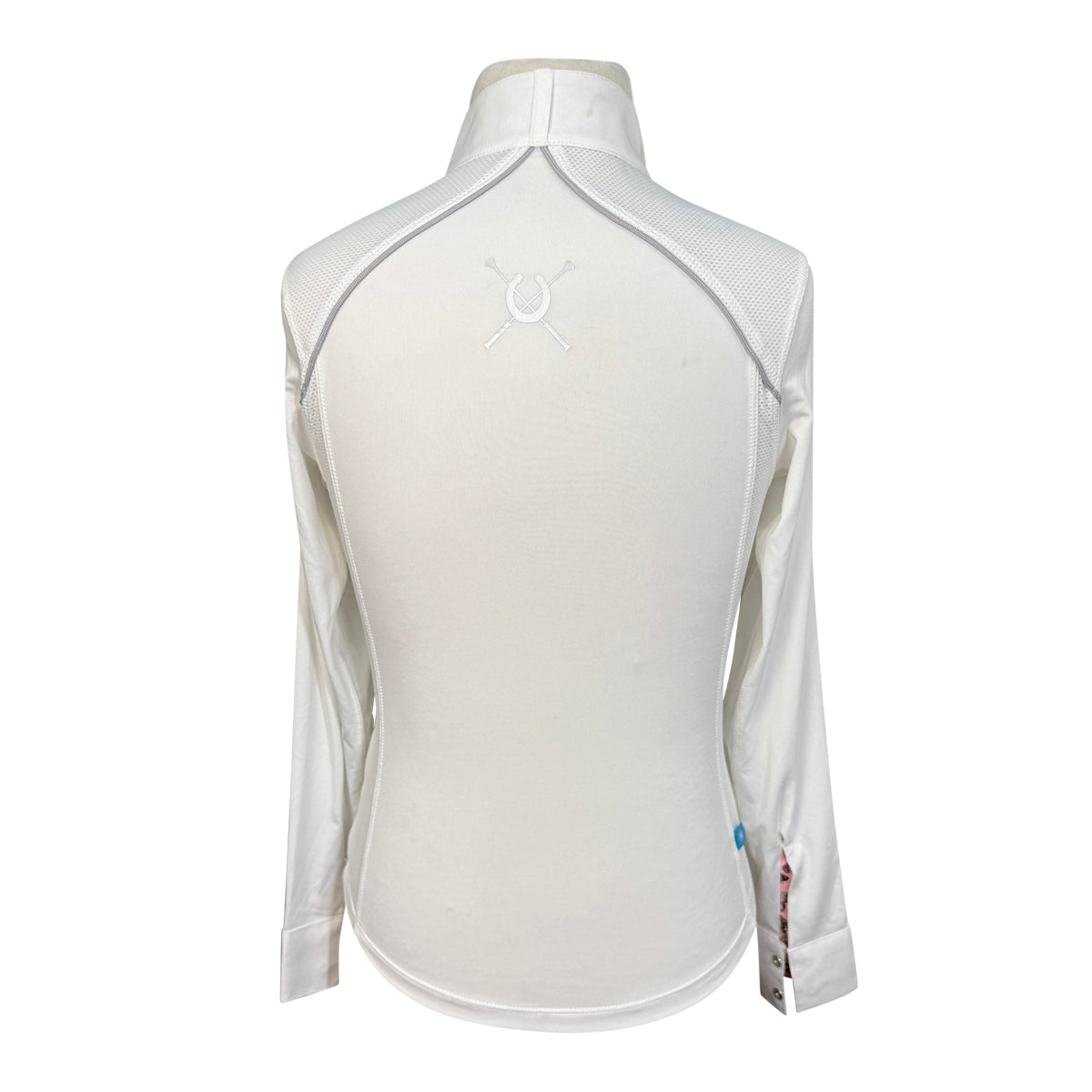Chestnut Bay SkyCool® 'Liberty' Youth Long Sleeve Show Shirt in White/Butterflies