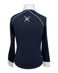 Chestnut Bay SkyCool® 'Liberty' Youth Long Sleeve Show Shirt in Nightsky/Floral