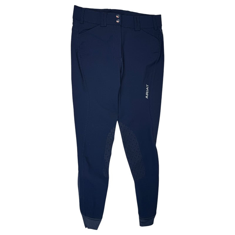 Ariat 'Tri Factor' Knee Patch Breeches in Navy