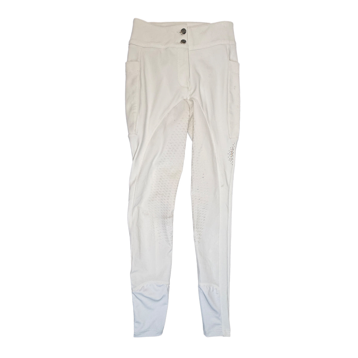 Animo 'Nuvelin' High Rise Breeches in White