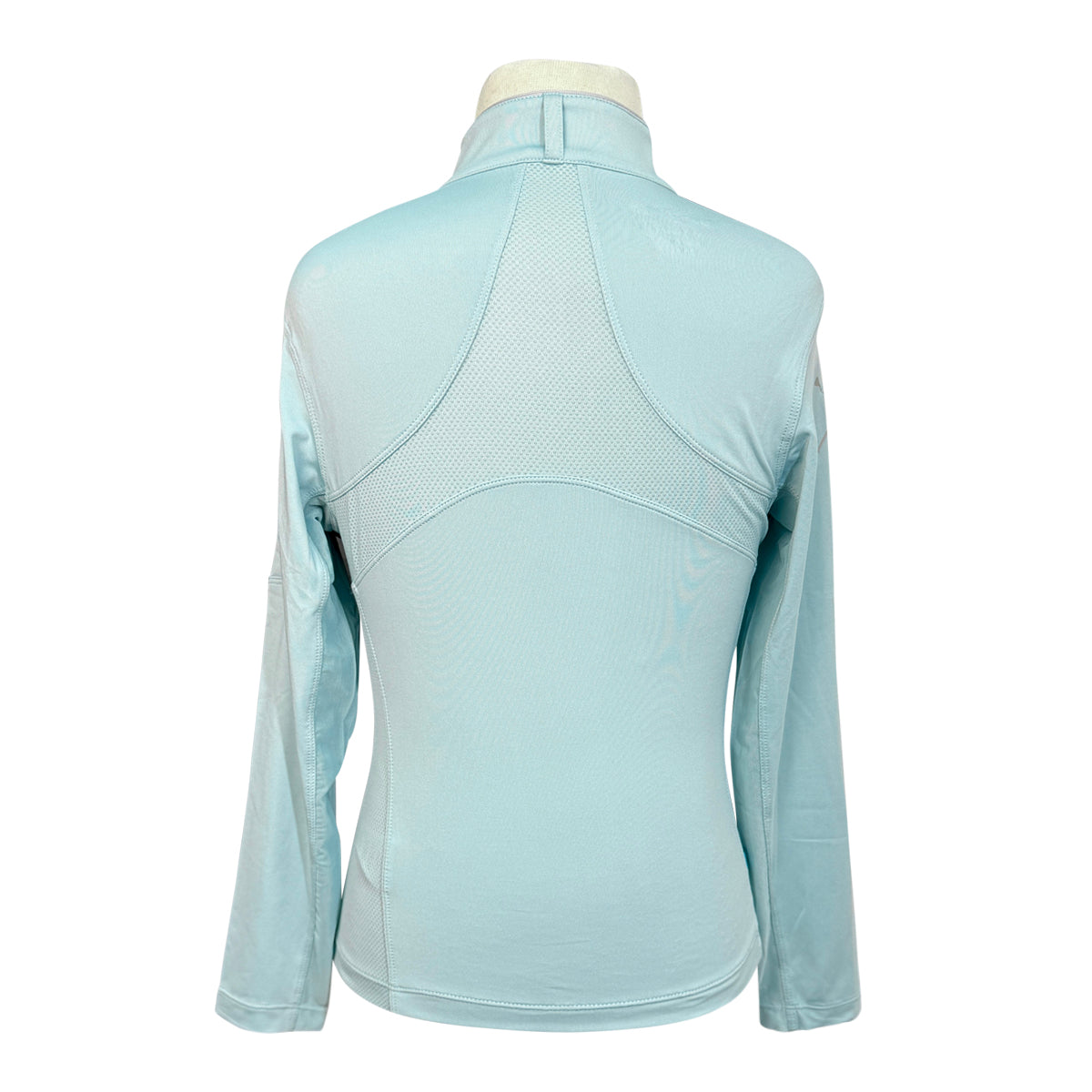 Back of Chestnut Bay Performance Rider SkyCool® Long Sleeve Youth Shirt in Silver Blue - Children's Medium