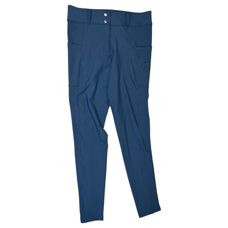 Free Ride Equestrian 'Lux' Full Seat Breeches in Ocean 