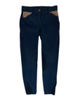 Dover Saddlery 'Dalton' Classic Knee Patch Breeches in Navy