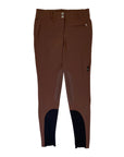 Equiline Knee Patch Breeches in Hot Chocolate