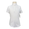 RJ Classics 'Brynn Jr' Short Sleeve Show Shirt in White/Pastel Horseshoes