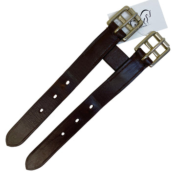 Leather Girth Extender in Havana