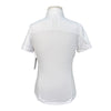 RJ Classics 'Brynn Jr' Short Sleeve Show Shirt in White/Pastel Horseshoes