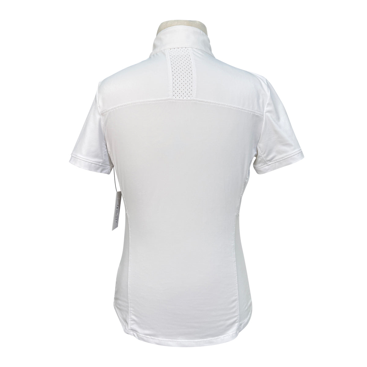 RJ Classics &#39;Brynn Jr&#39; Short Sleeve Show Shirt in White/Pastel Horseshoes