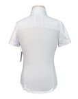 RJ Classics 'Brynn Jr' Short Sleeve Show Shirt in White/Pastel Horseshoes