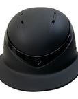 Charles Owen 'Luna' Wide Peak Helmet in Black Matte/Black Gloss 