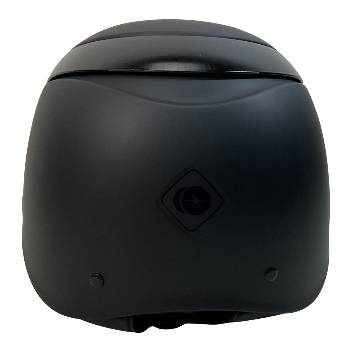 Charles Owen 'Luna' Wide Peak Helmet in Black Matte/Black Gloss 