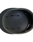 Charles Owen 'Luna' Wide Peak Helmet in Black Matte/Black Gloss 