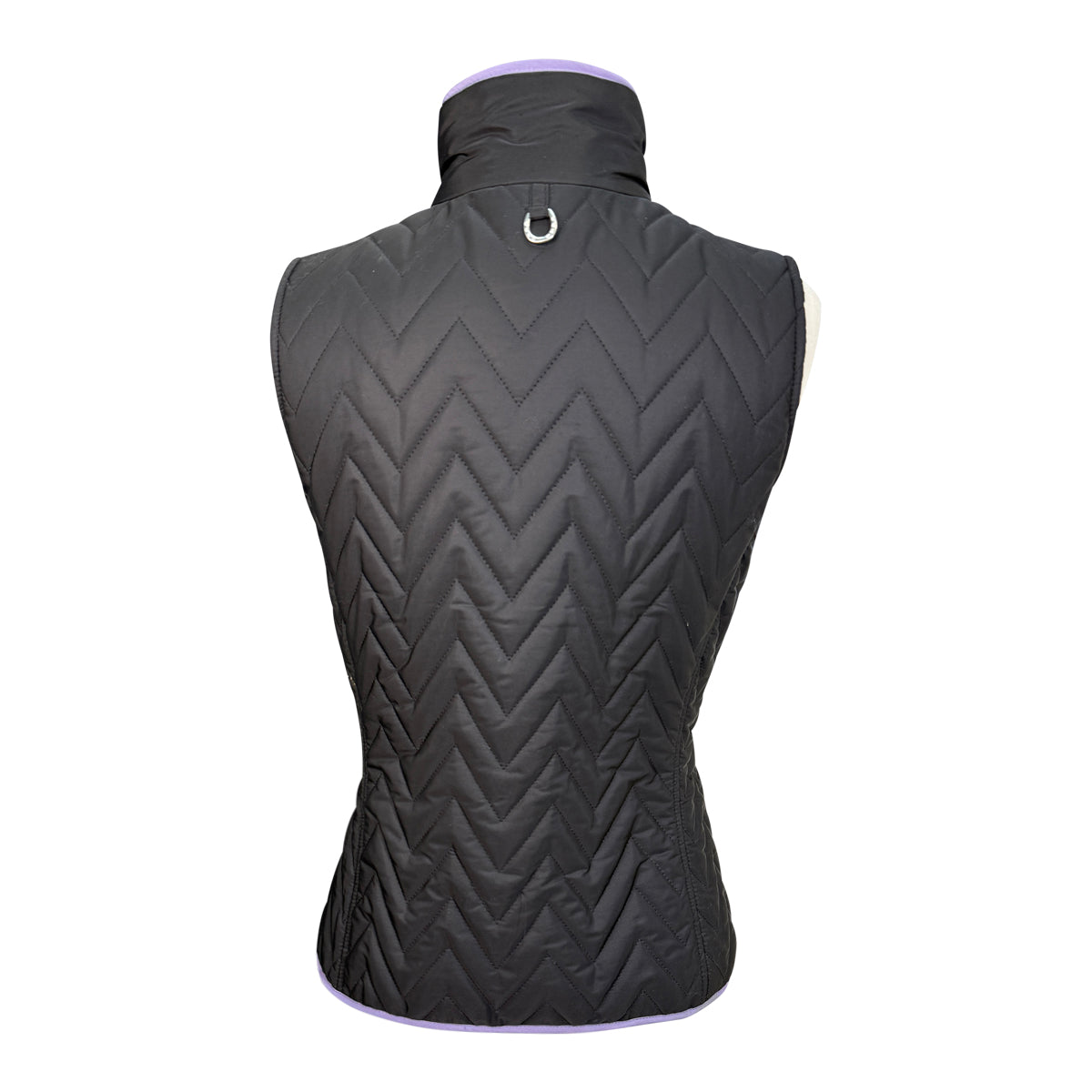 Ariat &#39;Ashley&#39; Insulated Vest in Black/Purple