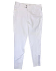 Free Ride Equestrian 'Pro' Knee Patch Breech in White