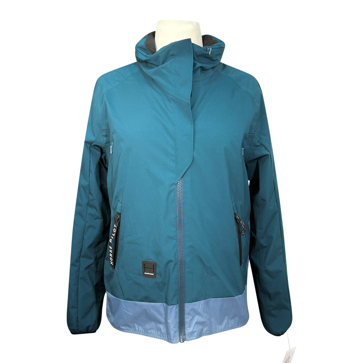 Horse Pilot 'Bombers' Airbag Compatible Jacket in Teal - Women's XS