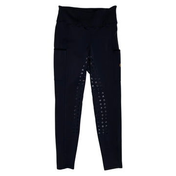 Equinavia 'Inga' Fusion Full Grip Tights in Black