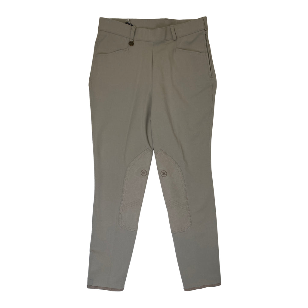 Ovation Euroweave Side Zip Breeches in Tan