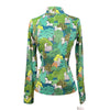 Espoir Quarter Zip Sun Shirt in Enchanted Forest