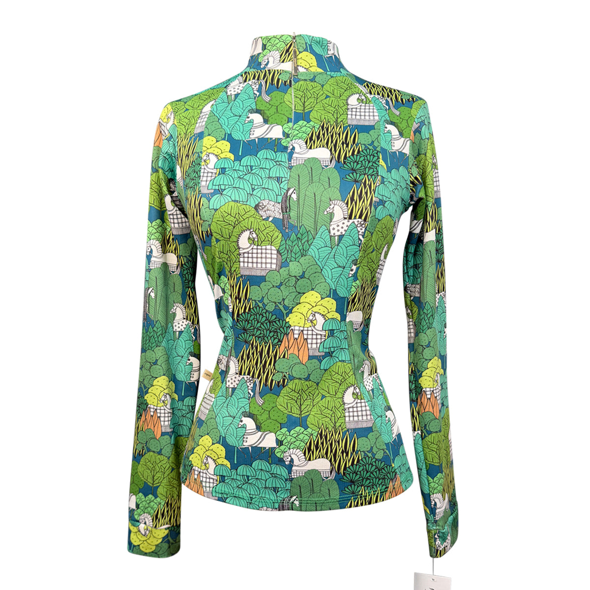 Espoir Quarter Zip Sun Shirt in Enchanted Forest