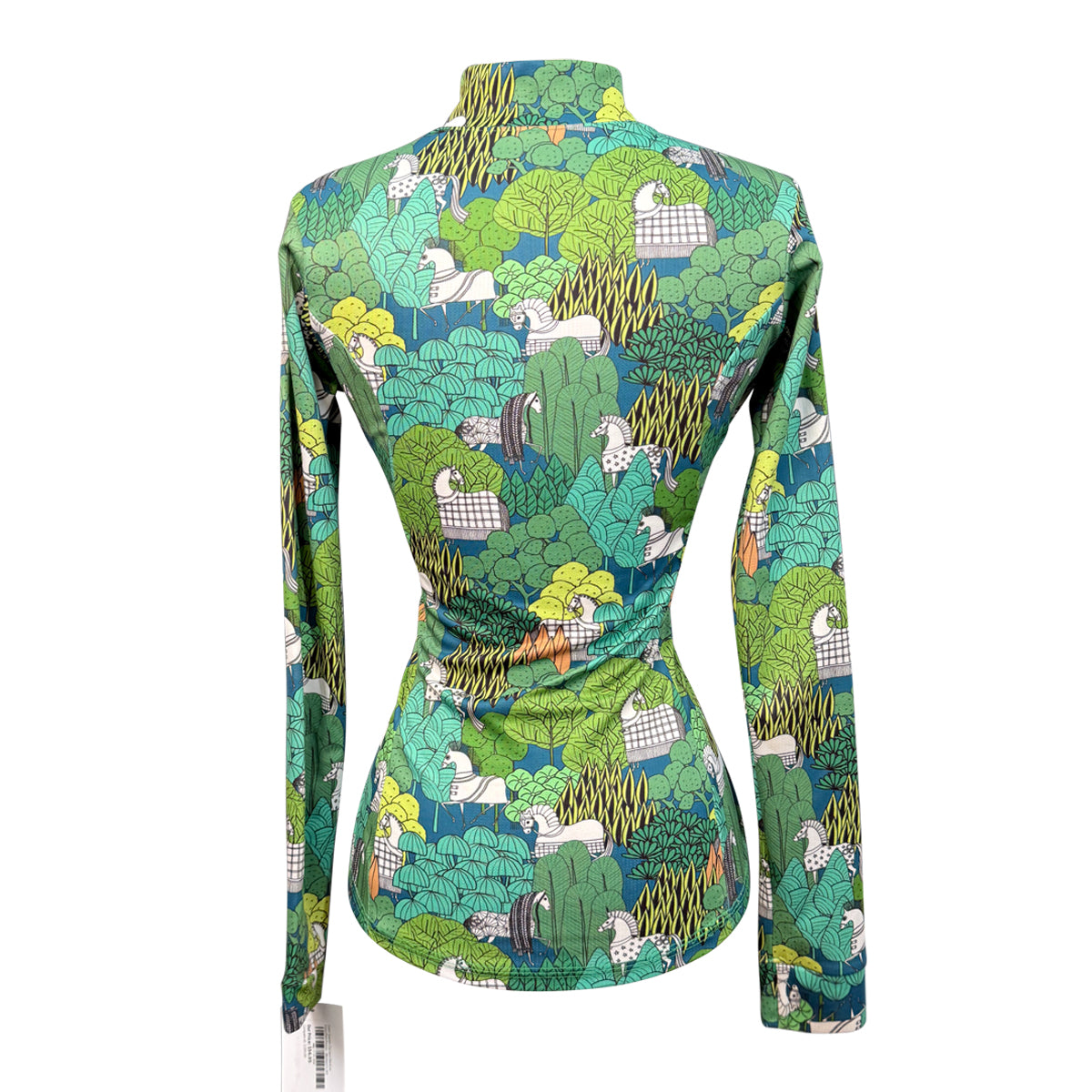 Espoir Quarter Zip Sun Shirt in Enchanted Forest
