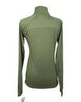 Arista 1/4 Zip Riding Shirt in Olive Green 