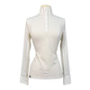 Dover Saddlery 'CoolBlast' Long Sleeve Competition Shirt in White