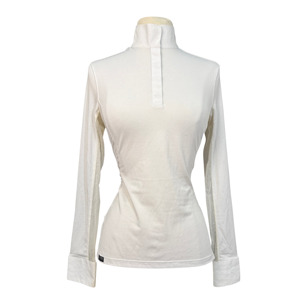 Dover Saddlery 'CoolBlast' Long Sleeve Competition Shirt in White